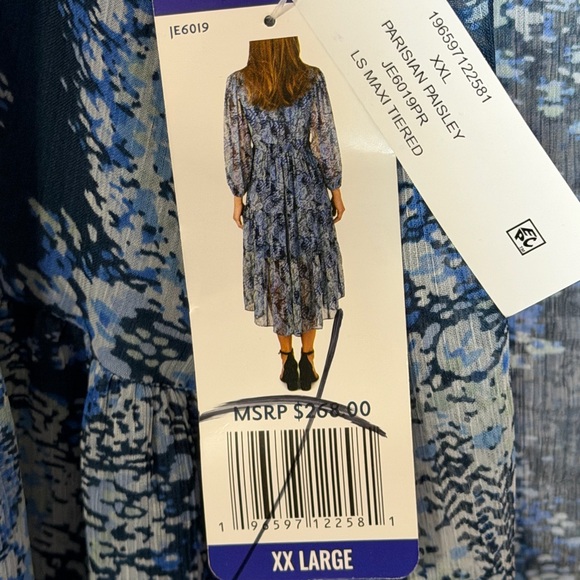 Joie Printed Parisian Blue Paisley Floral Maxi Dress NWT
Size XXL. - Picture 13 of 15